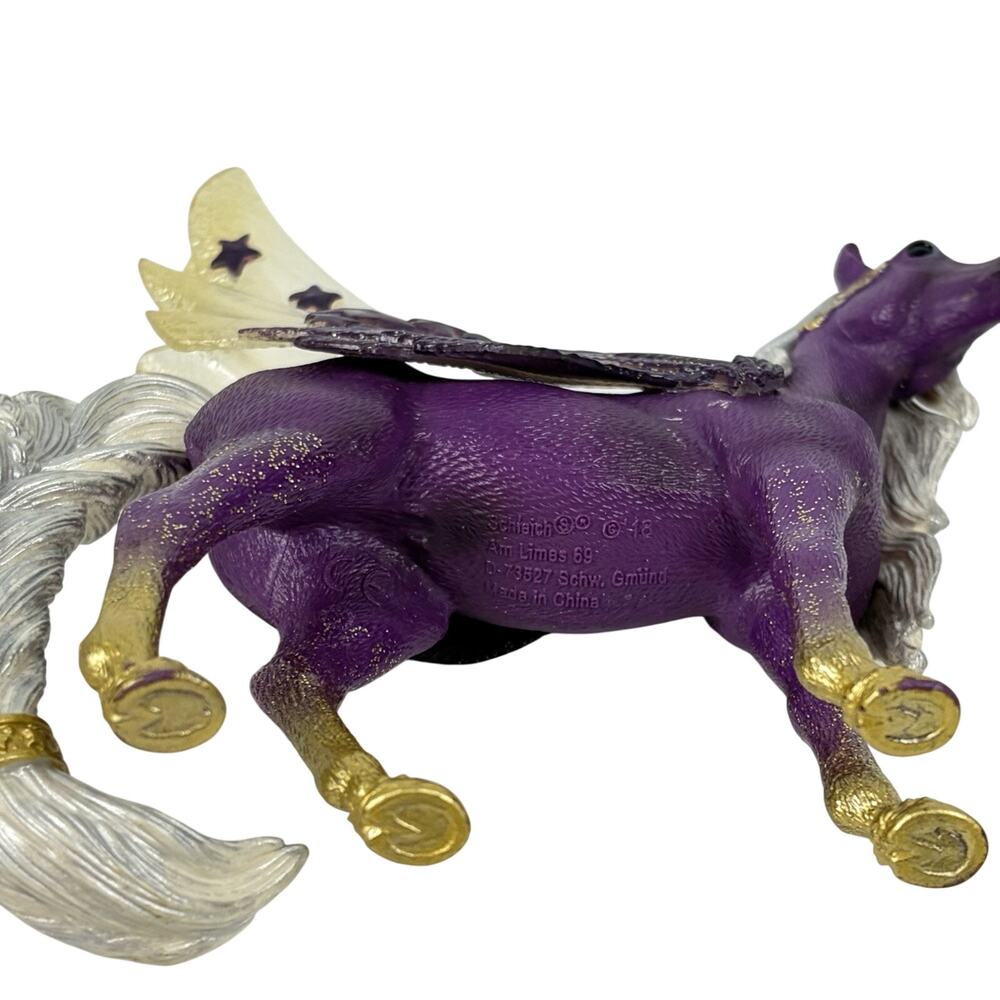 Schleich Bayala Shooting Star Unicorn Mare 70580 Retired Fantasy Figure Glitter - Picture 4 of 8